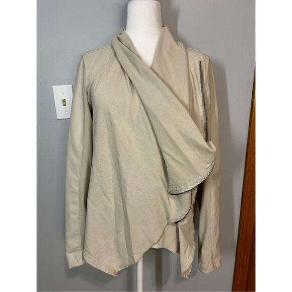 BLANK NYC shark hem vegan leather zip‎ jacket size M BIN R - Picture 7 of 13